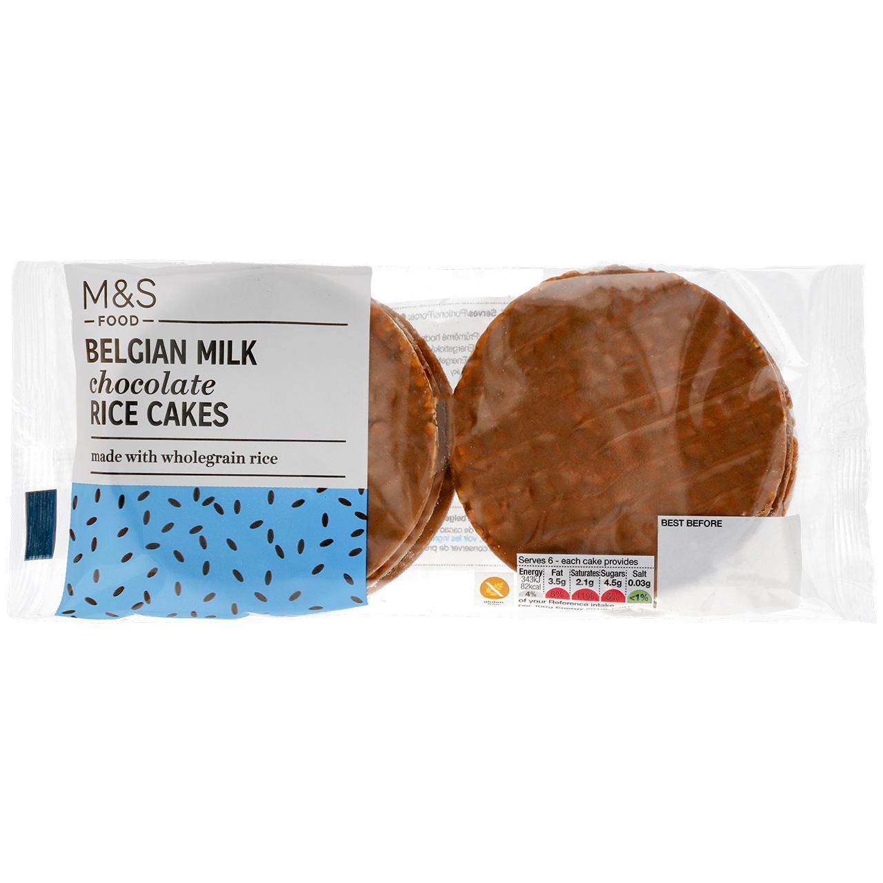 M&S Belgian Milk Chocolate Rice Cakes