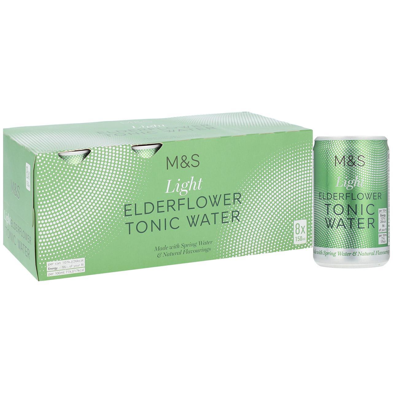 M&S Light Elderflower Tonic Water