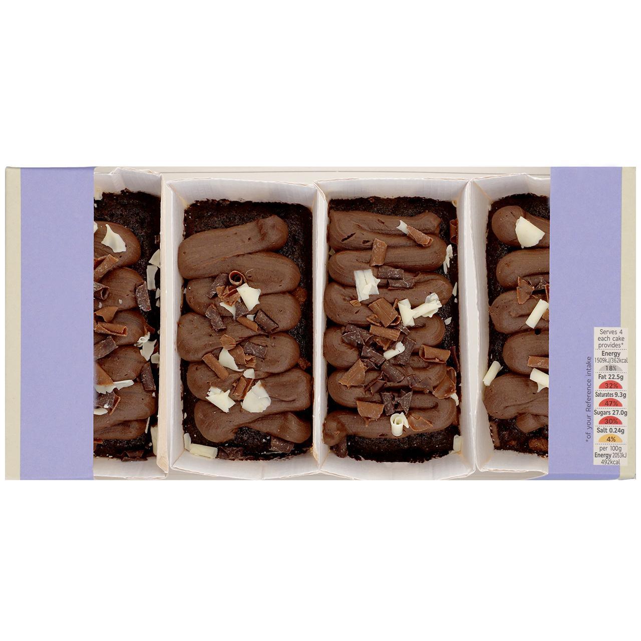 M&S 4 Chocolate Mini Loaf Cakes