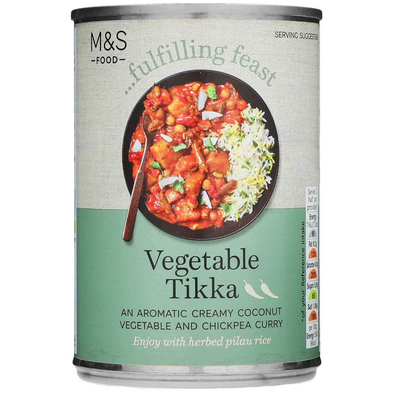 M&S Vegetable Tikka