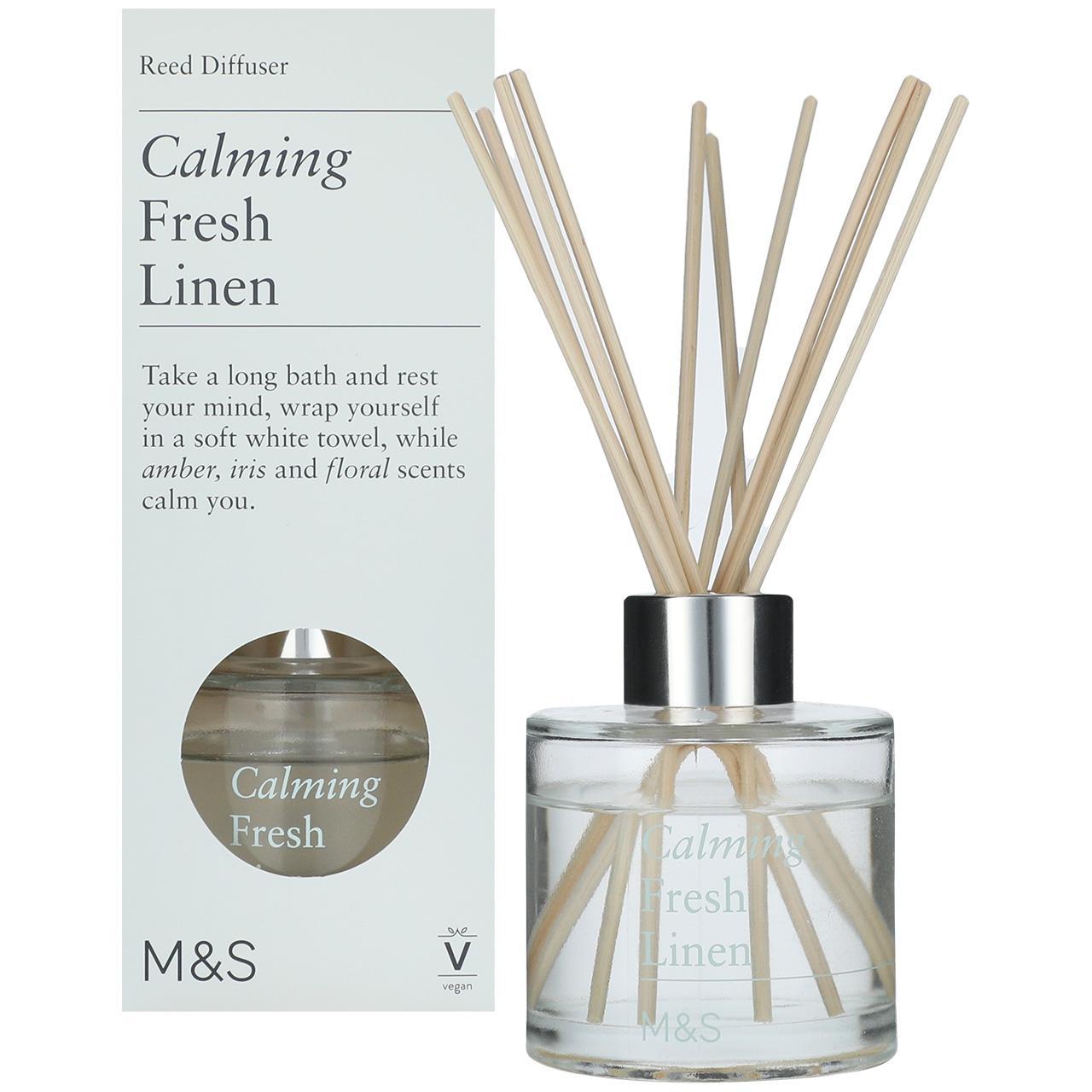 M&S Fresh Linen Reed Diffuser