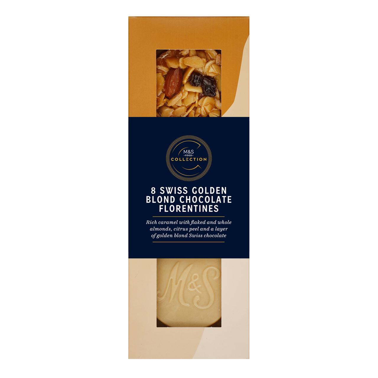 M&S Collection Golden Blond Chocolate Florentines