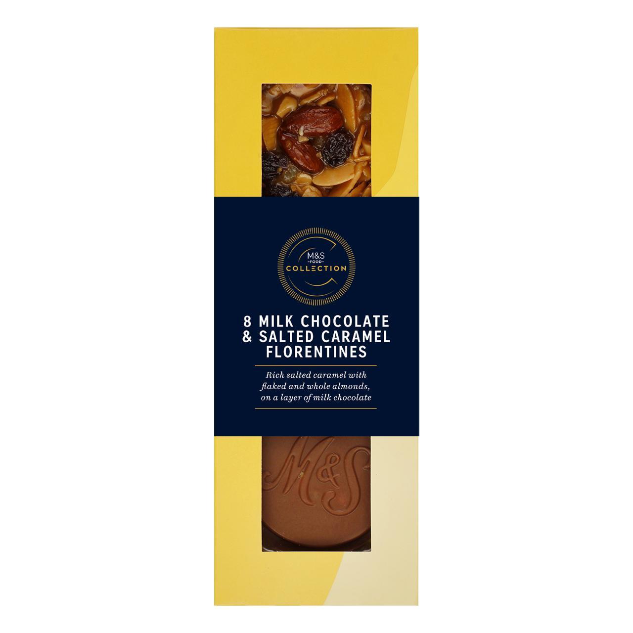 M&S Collection Milk Chocolate & Salted Caramel Florentines