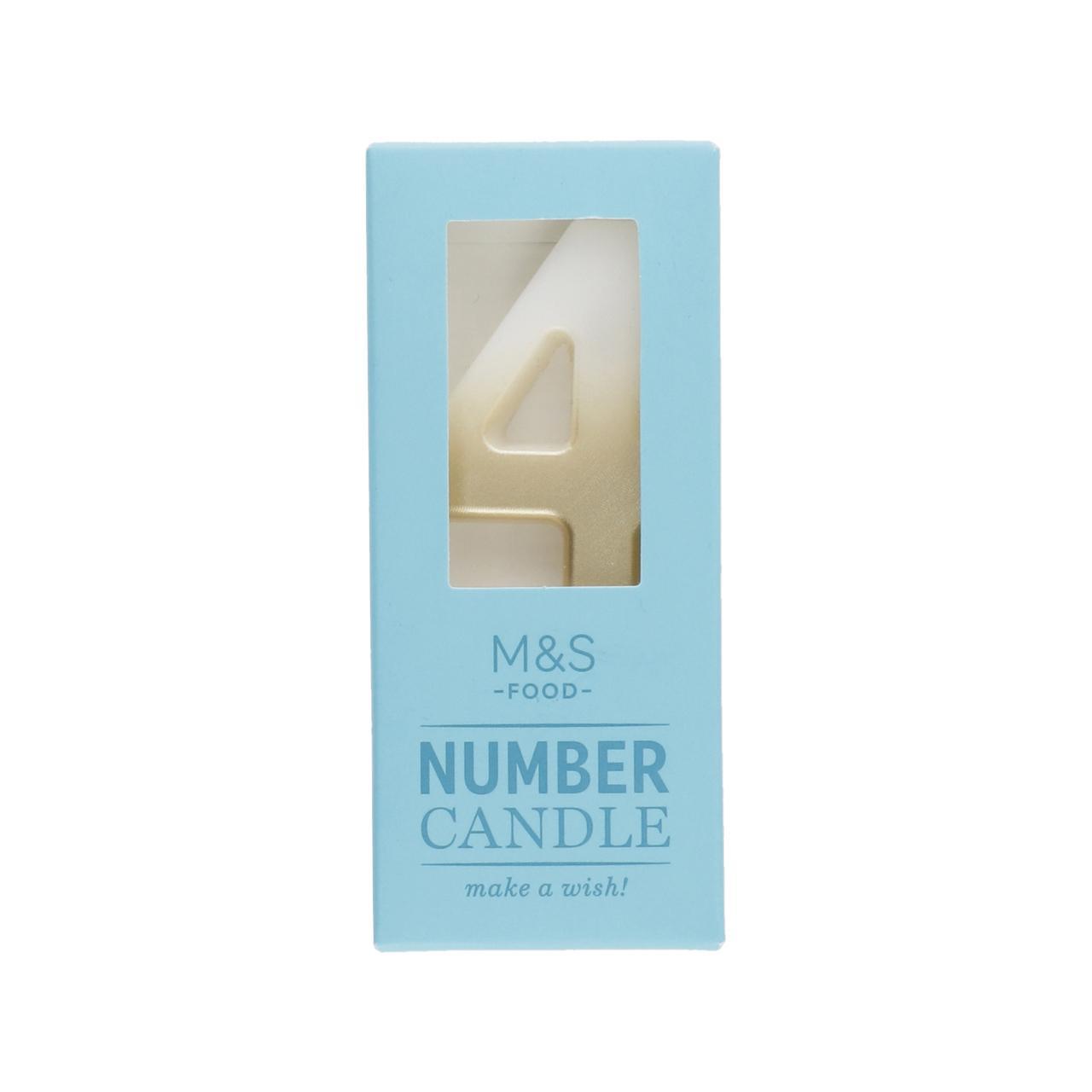 M&S Number 4 Candle