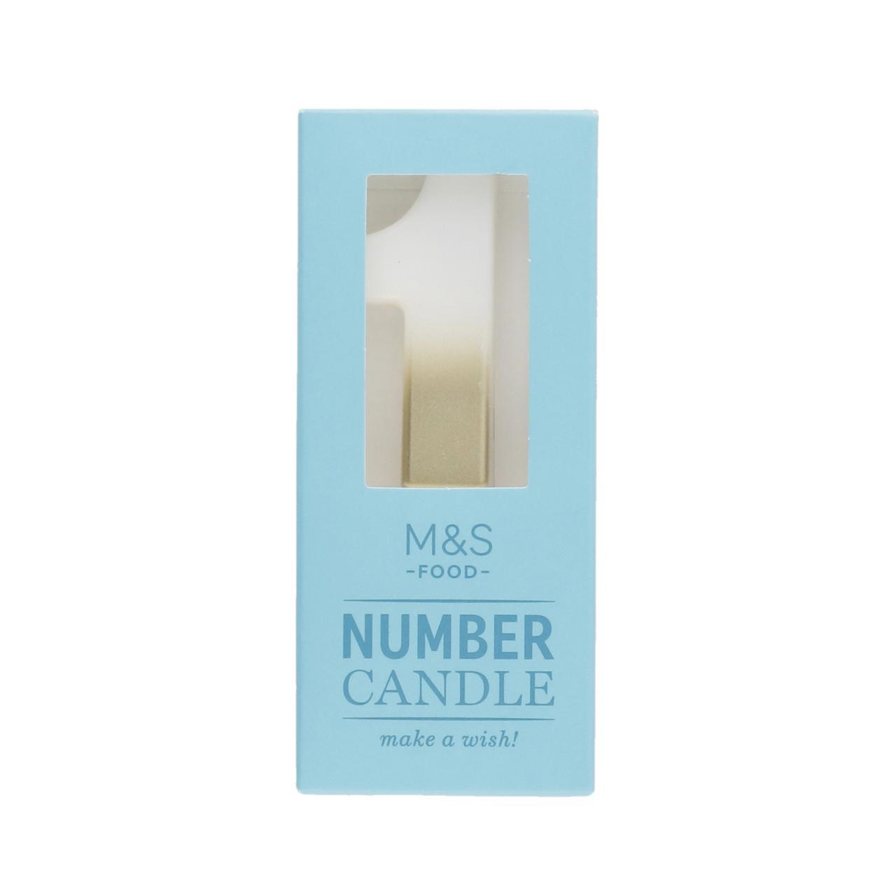 M&S Number 1 Candle