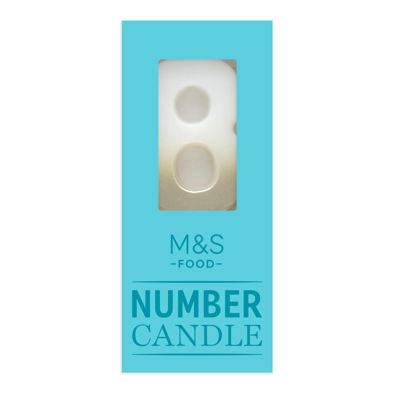 M&S Number 8 Candle