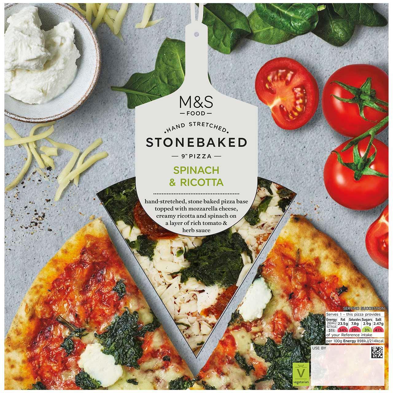 M&S Spinach & Ricotta Pizza