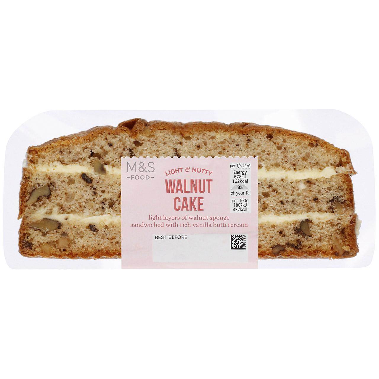 M&S Walnut Cake