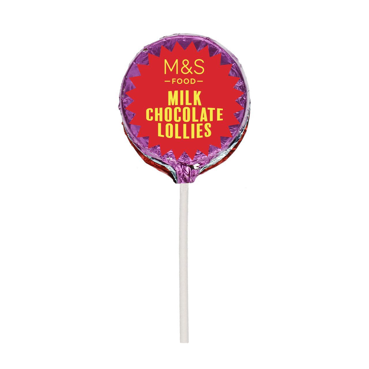 M&S Milk Chocolate Lollies