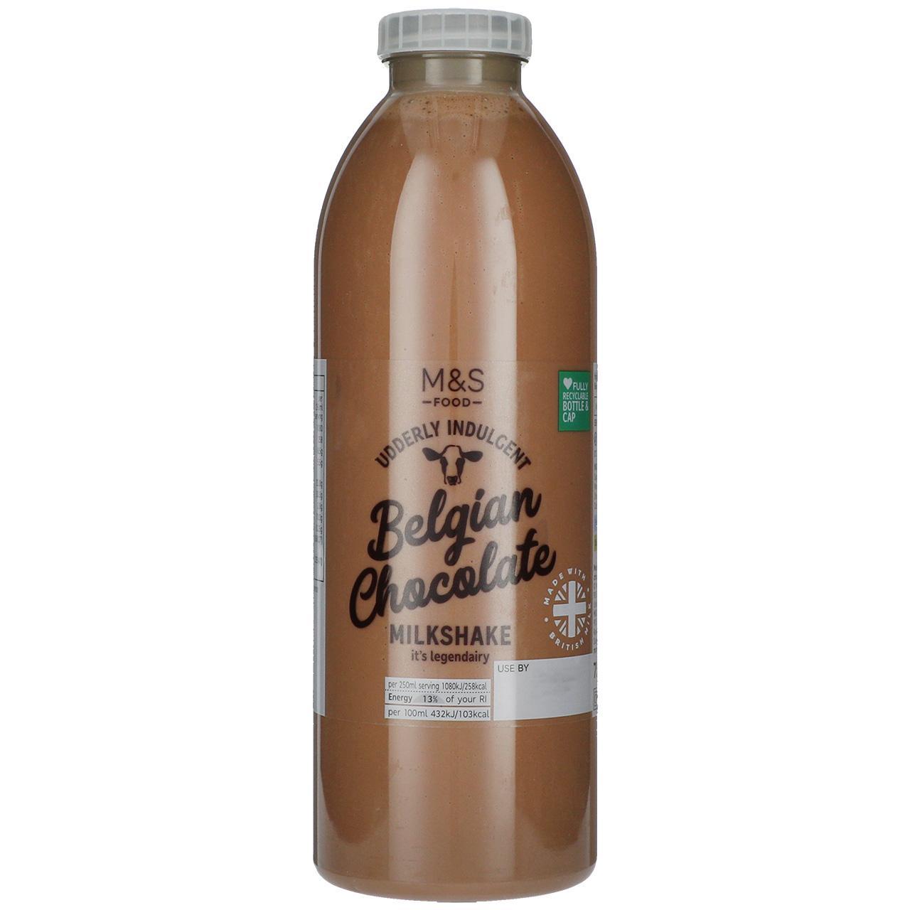 M&S Belgian Chocolate Milkshake