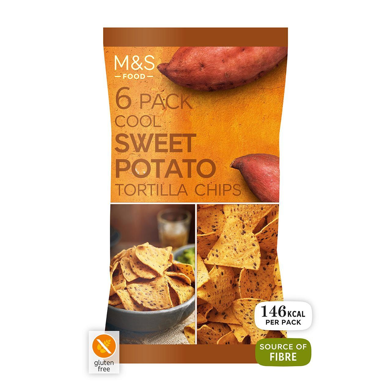 M&S Cool Sweet Potato Tortilla Chips