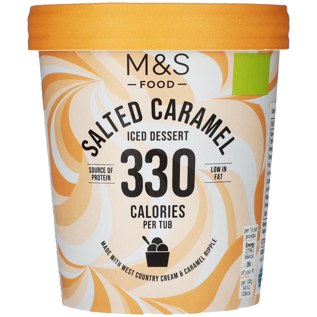 M&S Low Fat Salted Caramel Ice Cream