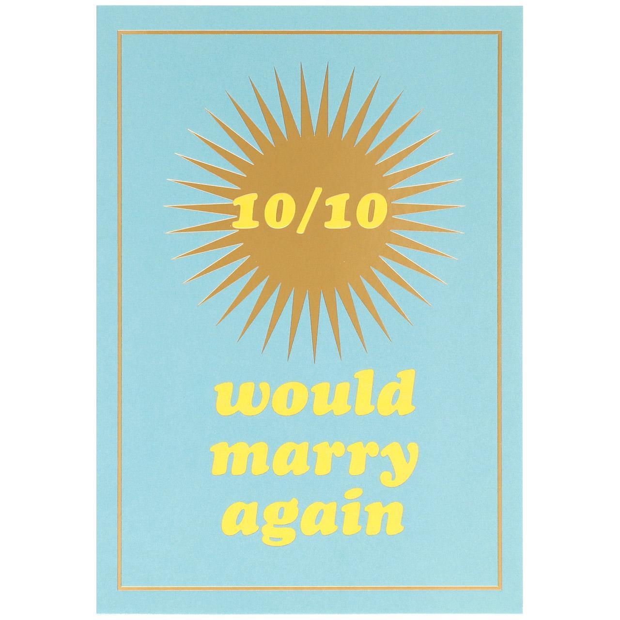 M&S Would Marry Again Anniversary Card