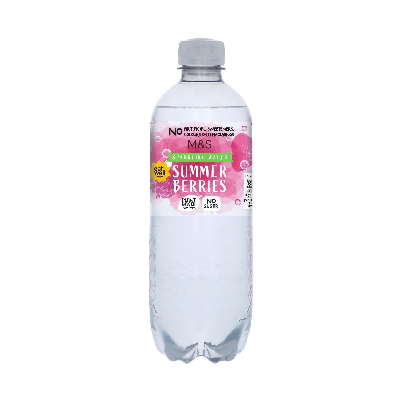 M&S Sparkling Summer Berries Water