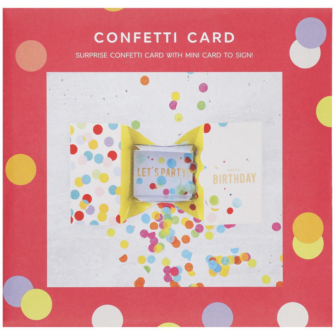 M&S Confetti Birthday Card