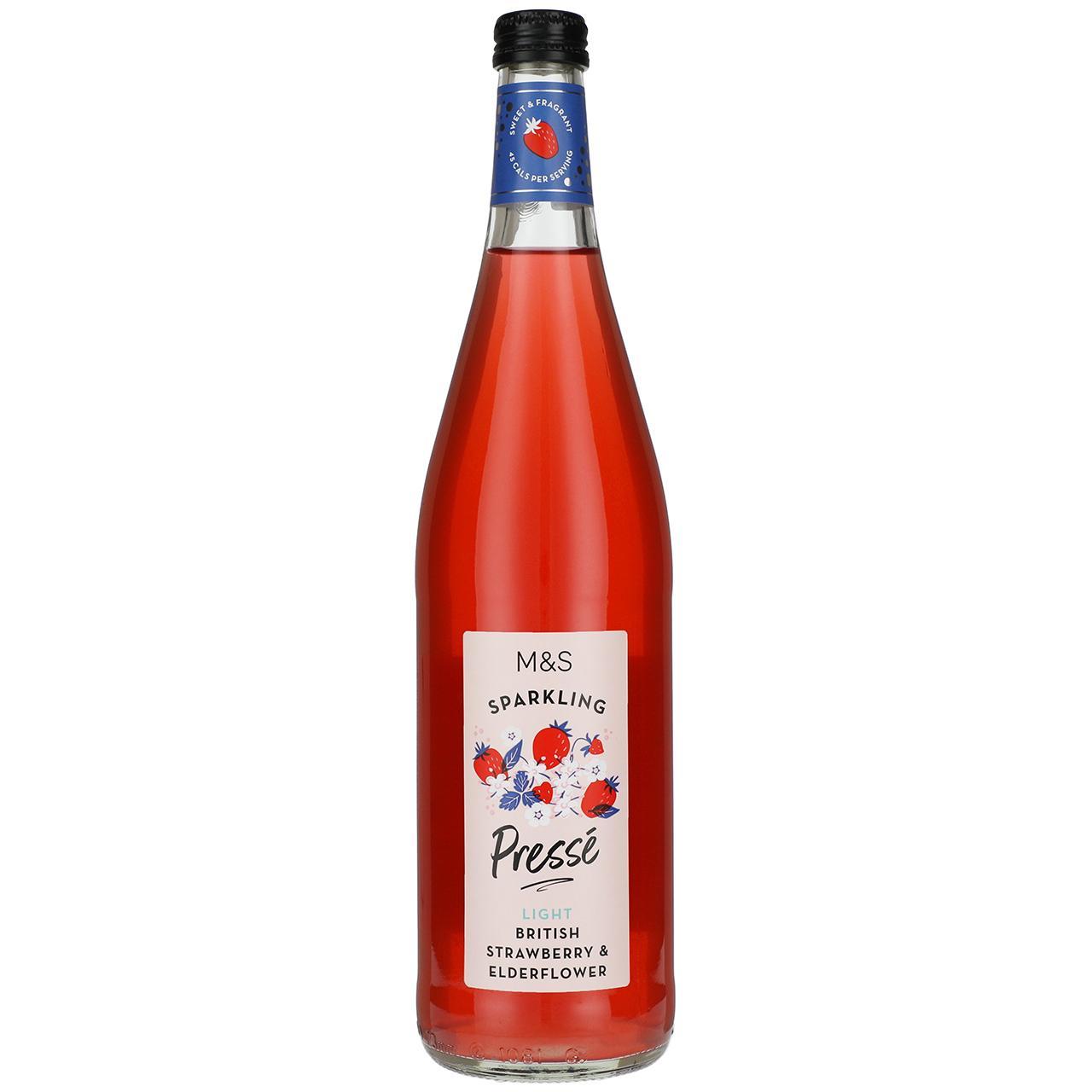 M&S Sparkling Strawberry & Elderflower Presse