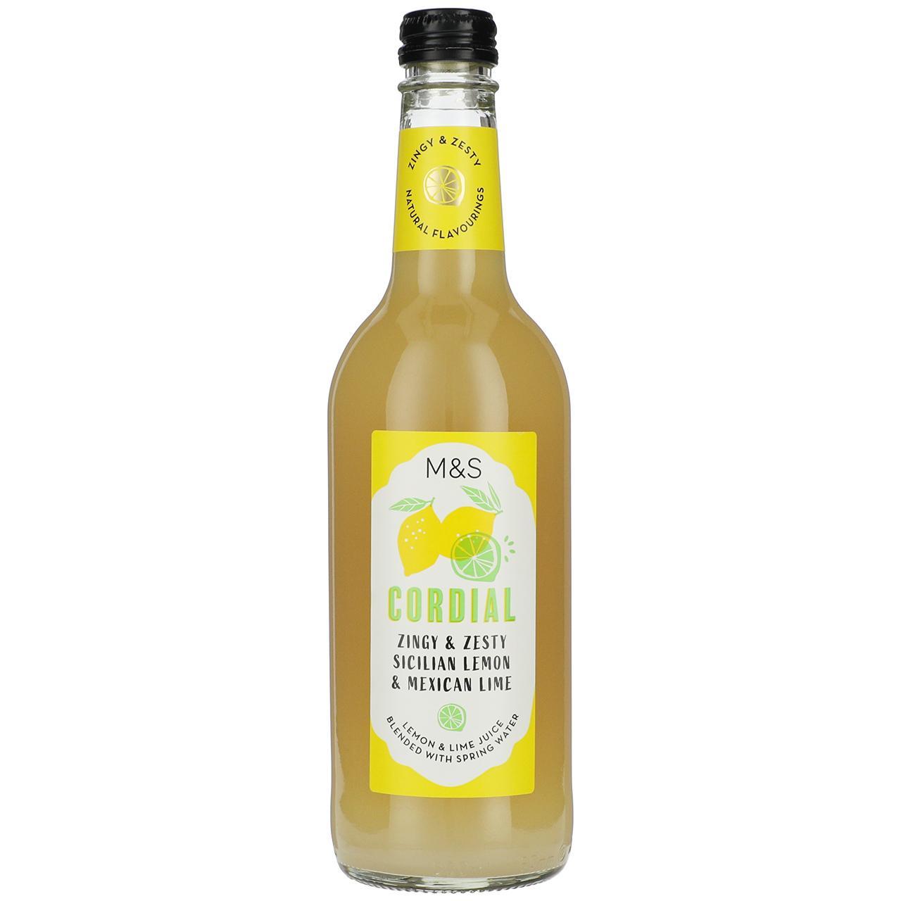 M&S Lemon & Lime Cordial