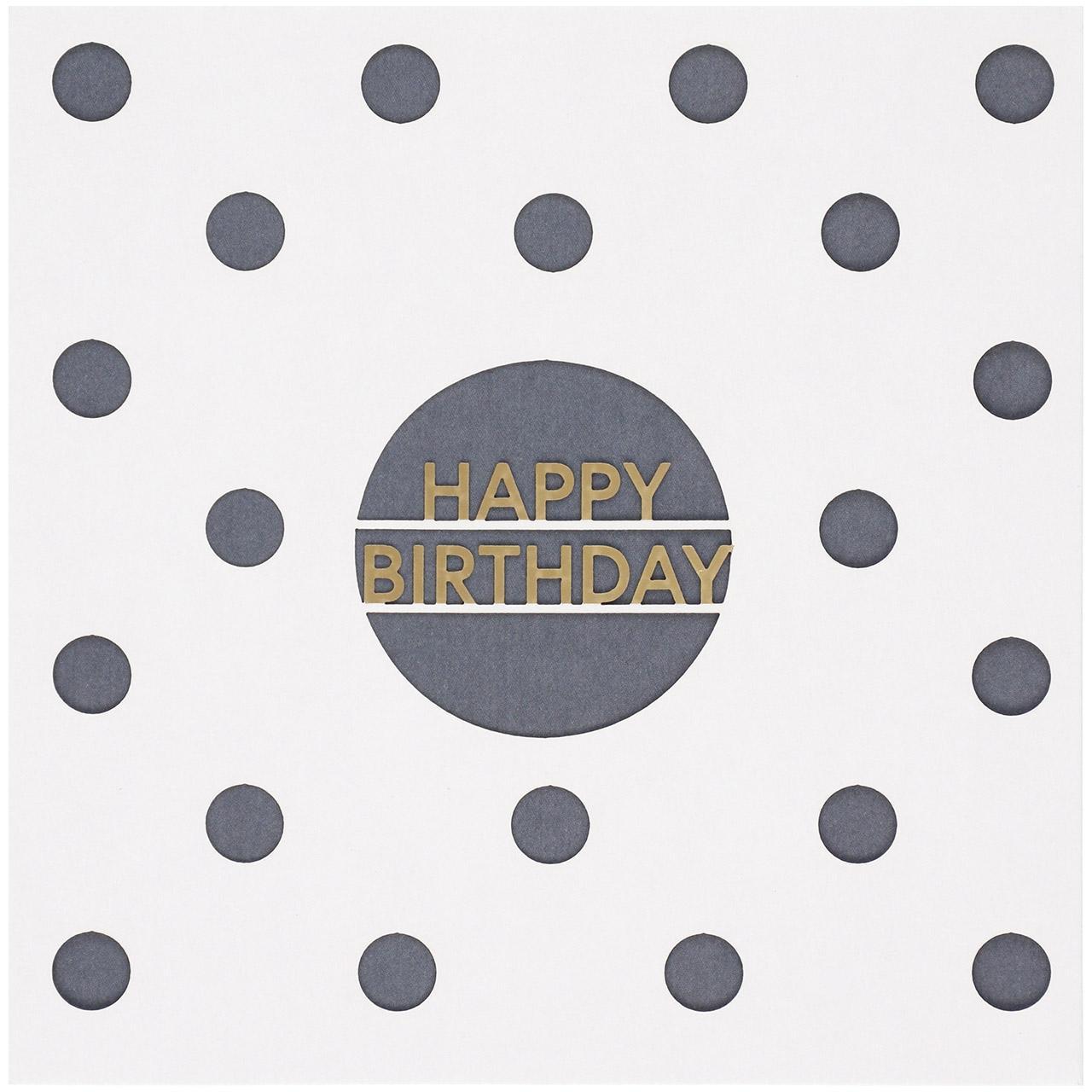 M&S Spots Birthday Card