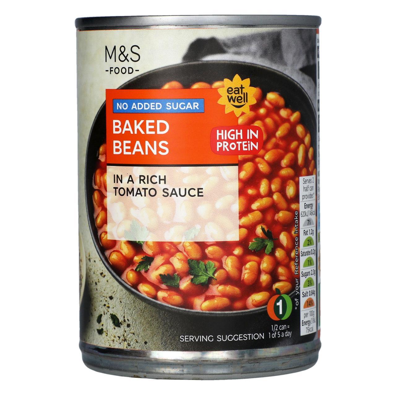 M&S No Added Sugar Baked Beans