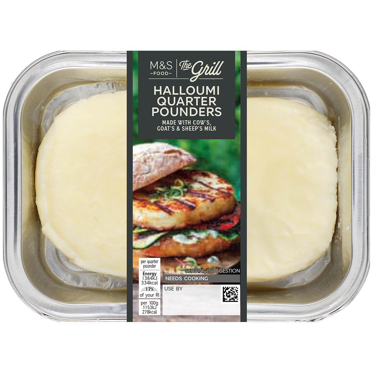 M&S Halloumi Quarter Pounders