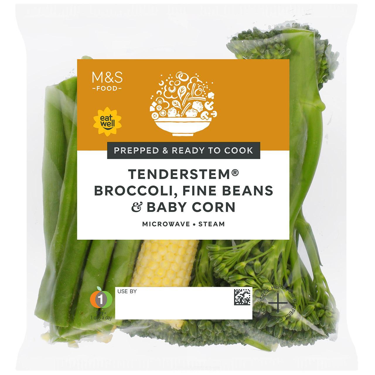 M&S Tenderstem Broccoli Fine Beans & Baby Corn