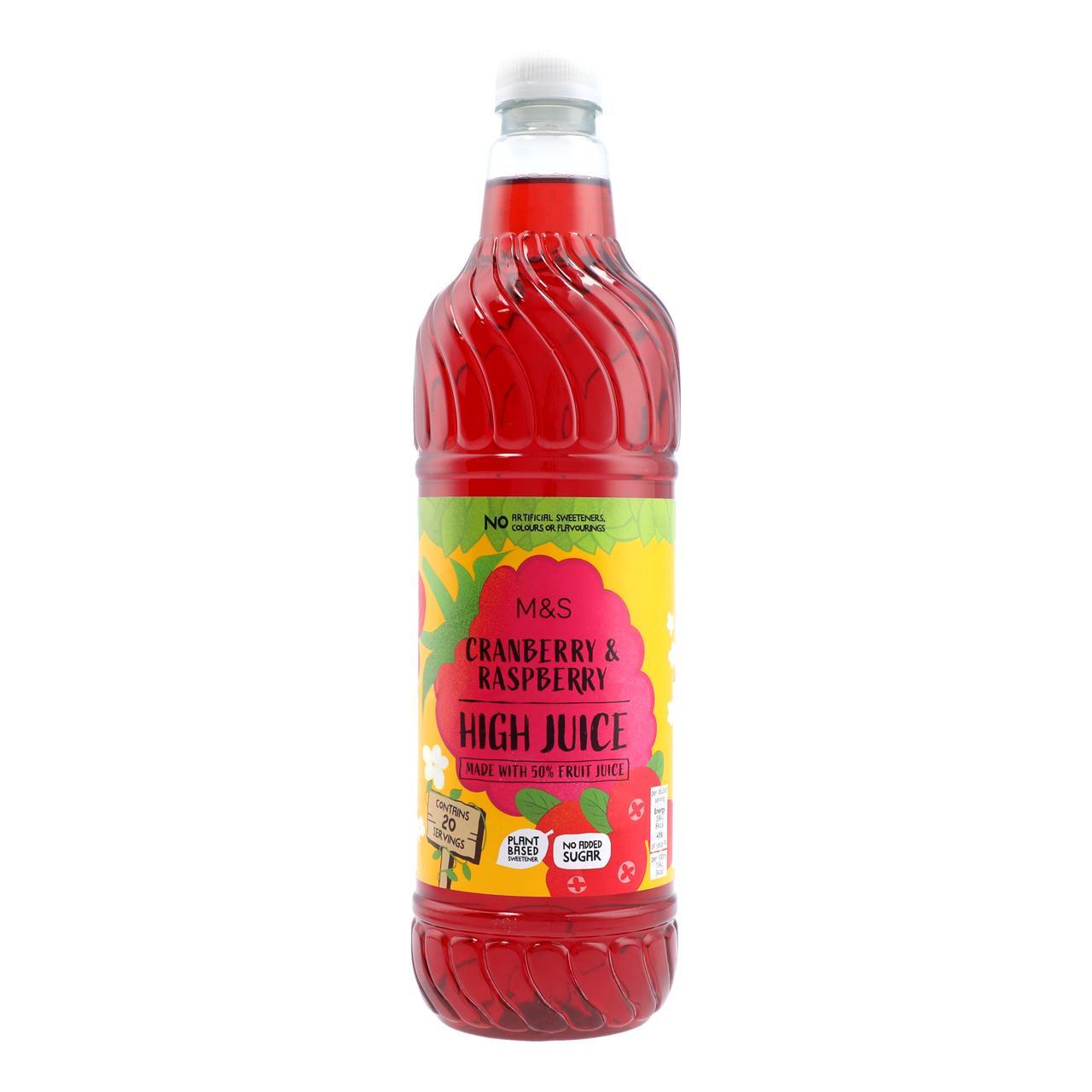 M&S Cranberry & Raspberry High Juice