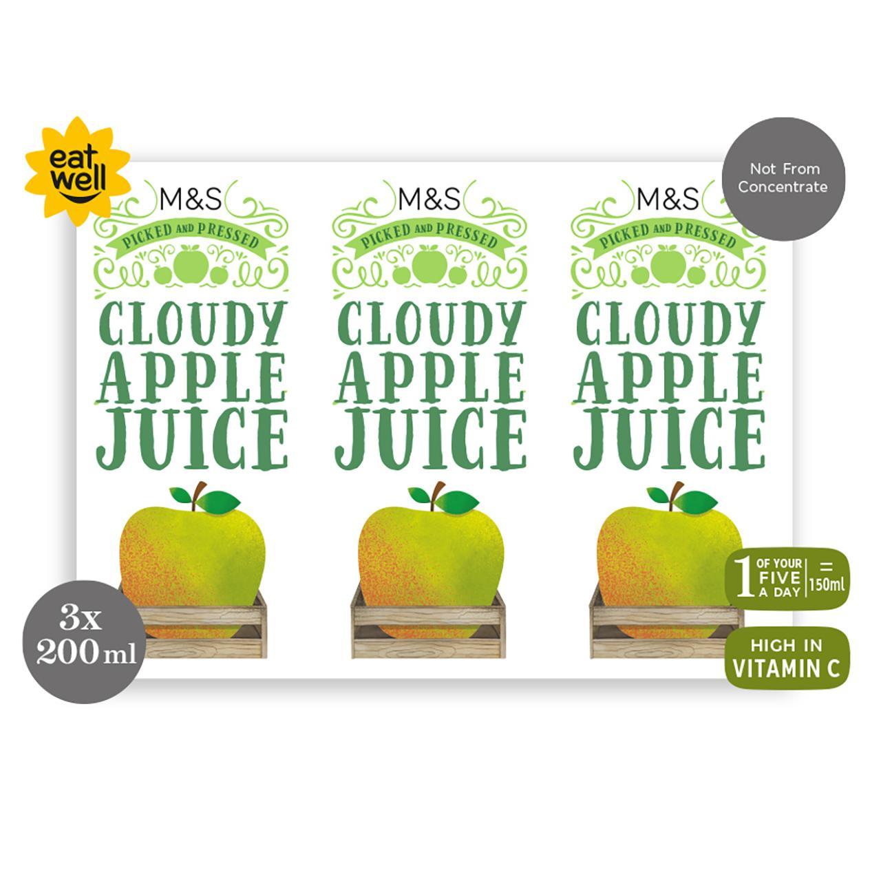 M&S Cloudy Apple Juice