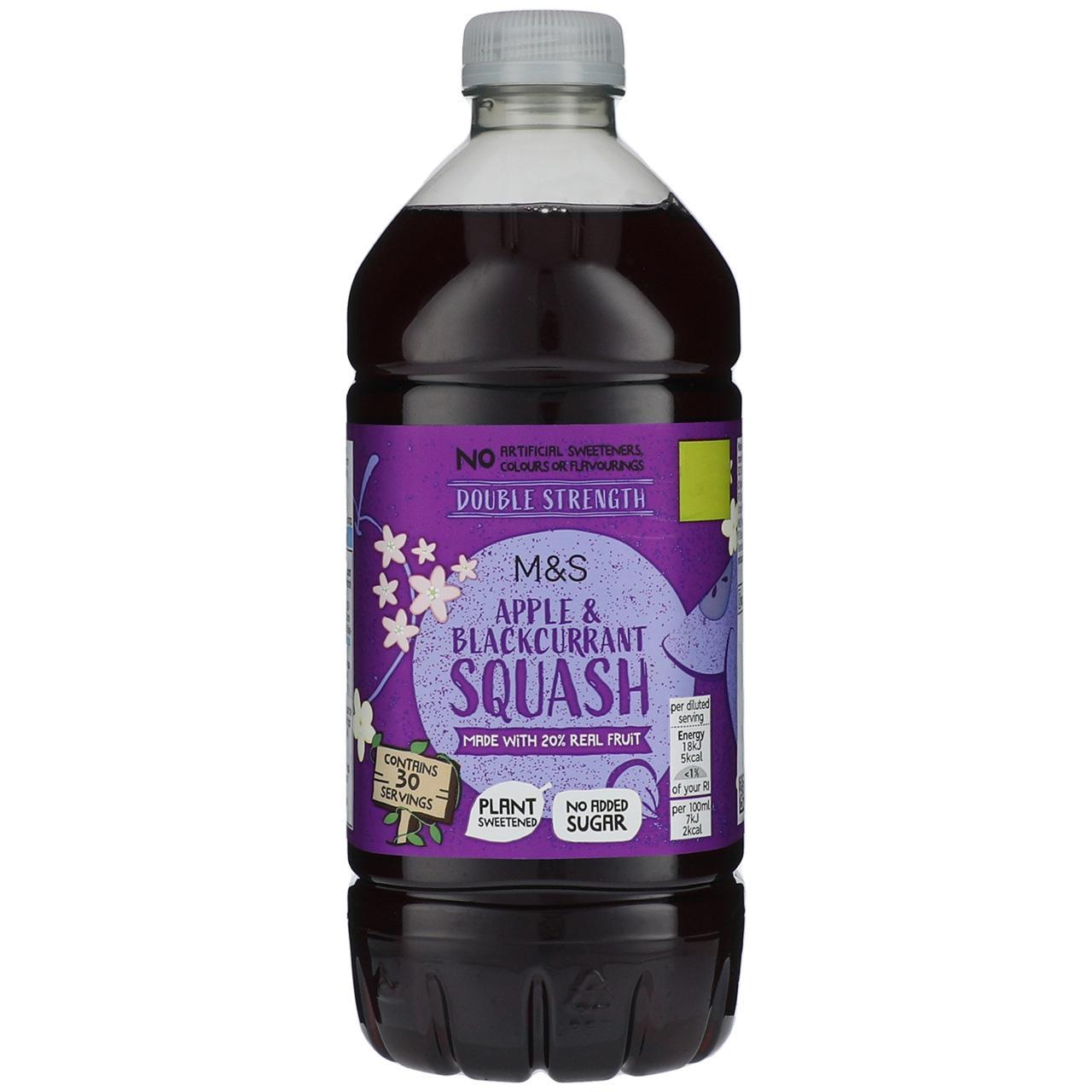 M&S Apple & Blackcurrant Squash