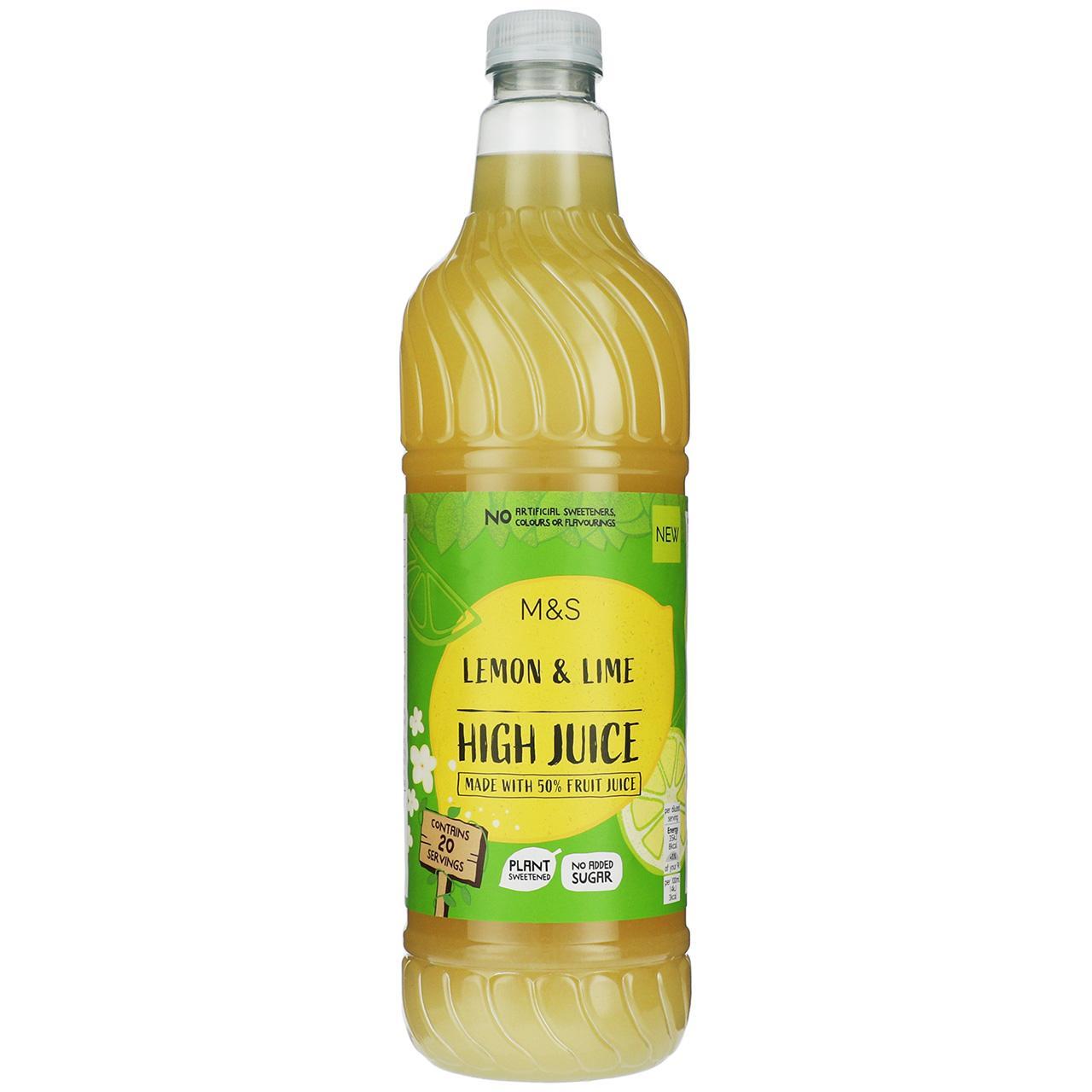 M&S Lemon & Lime High Juice