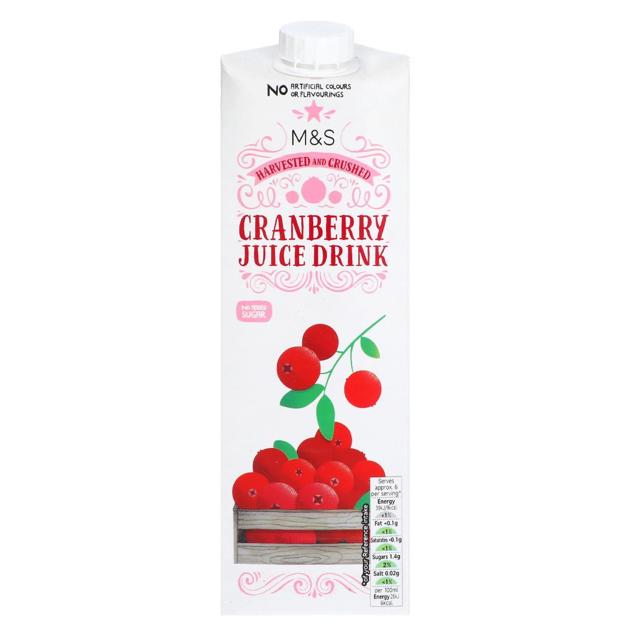 M&S Cranberry Juice