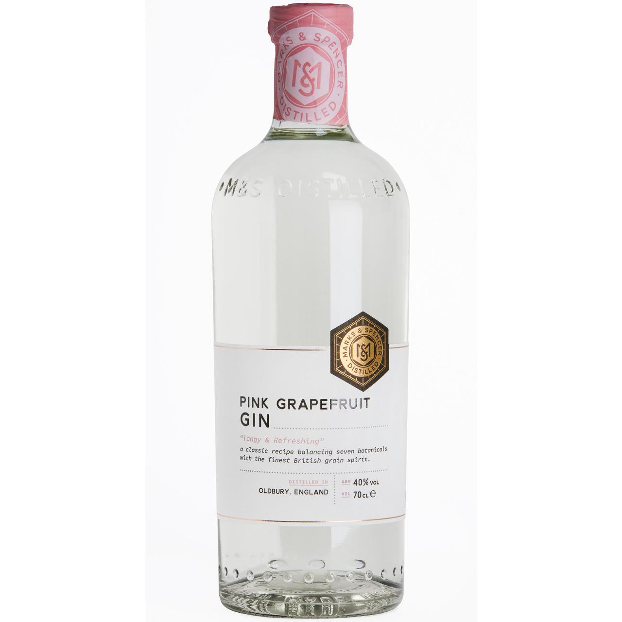 M&S Distilled Pink Grapefruit Gin