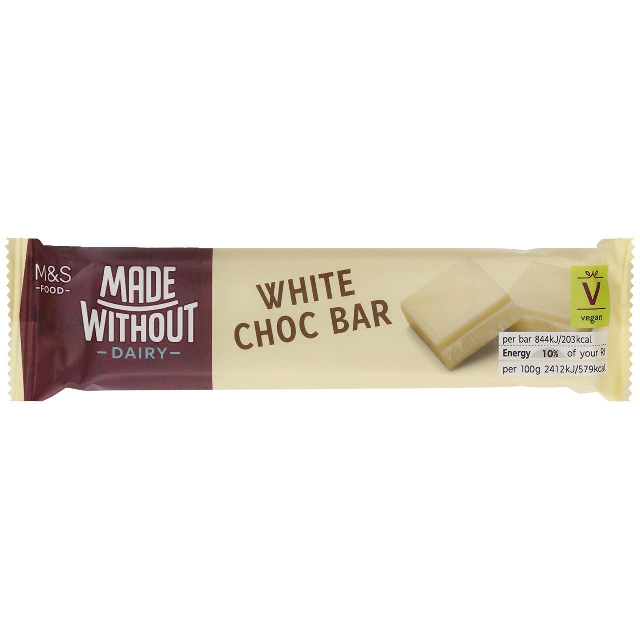 M&S Made Without Dairy White Chocolate Bar