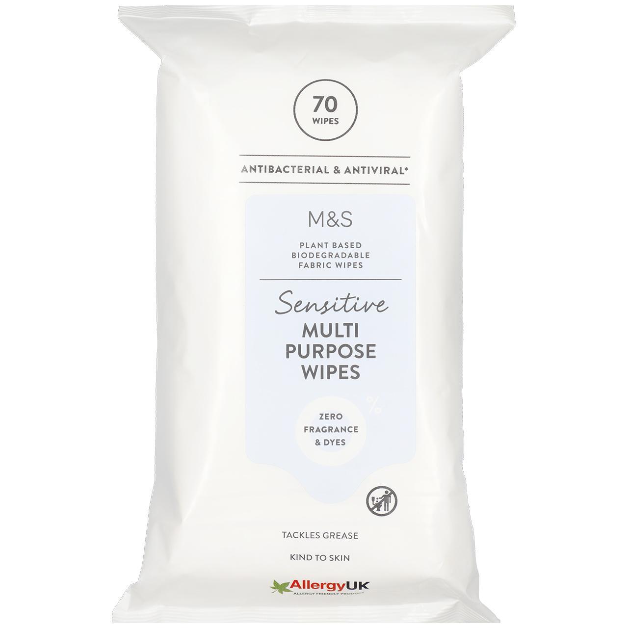 M&S Sensitive Multi Surface Wipes