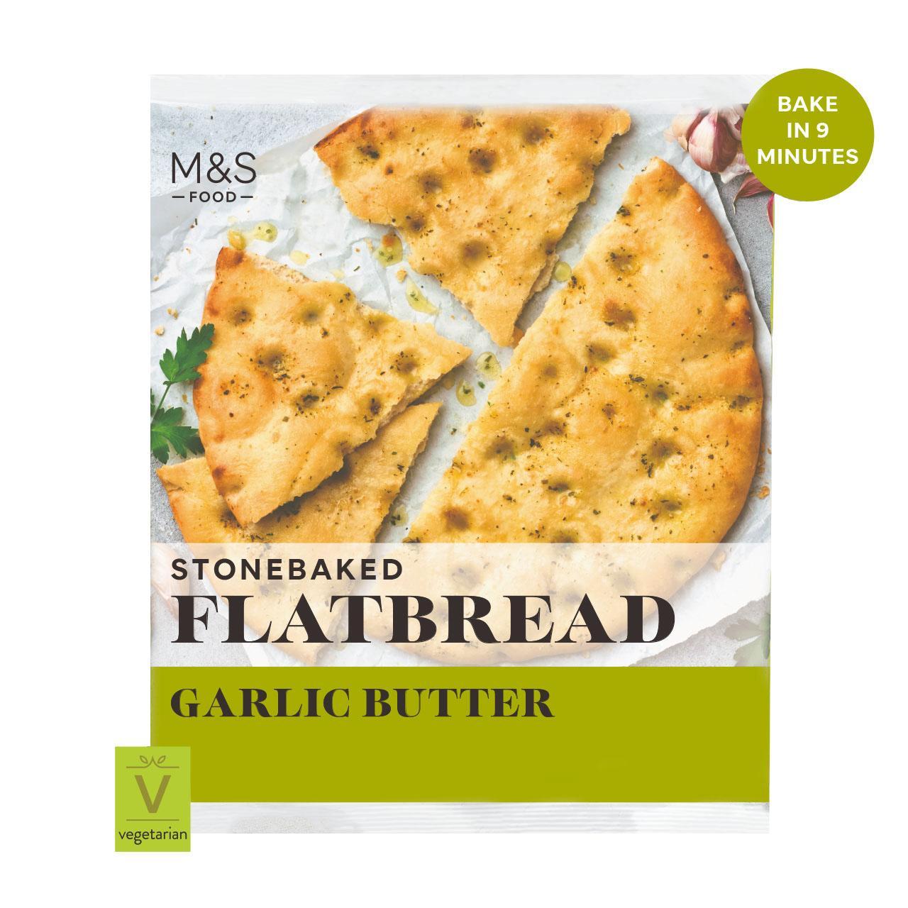 M&S Garlic Butter Flatbread