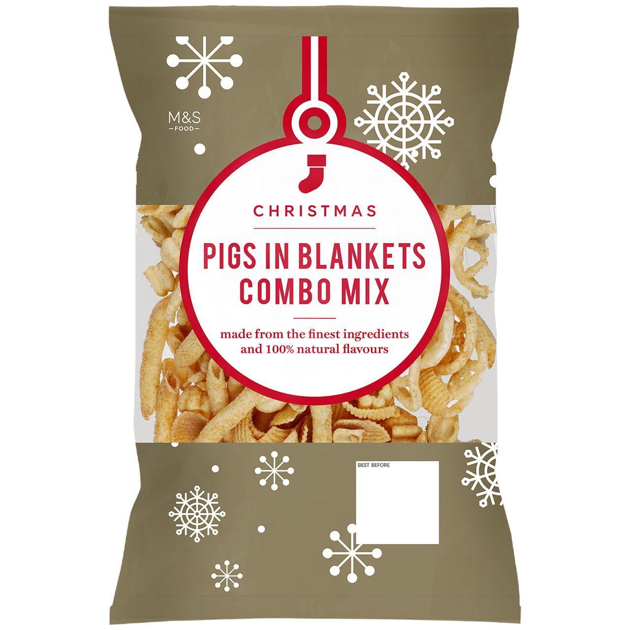 M&S Christmas Pigs in Blankets Snack Combo Mix