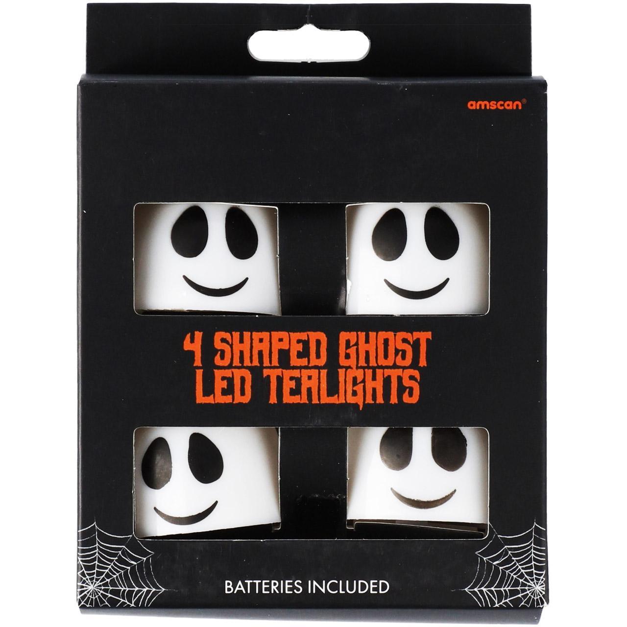 M&S Ghost Shapes LED Halloween Tealights