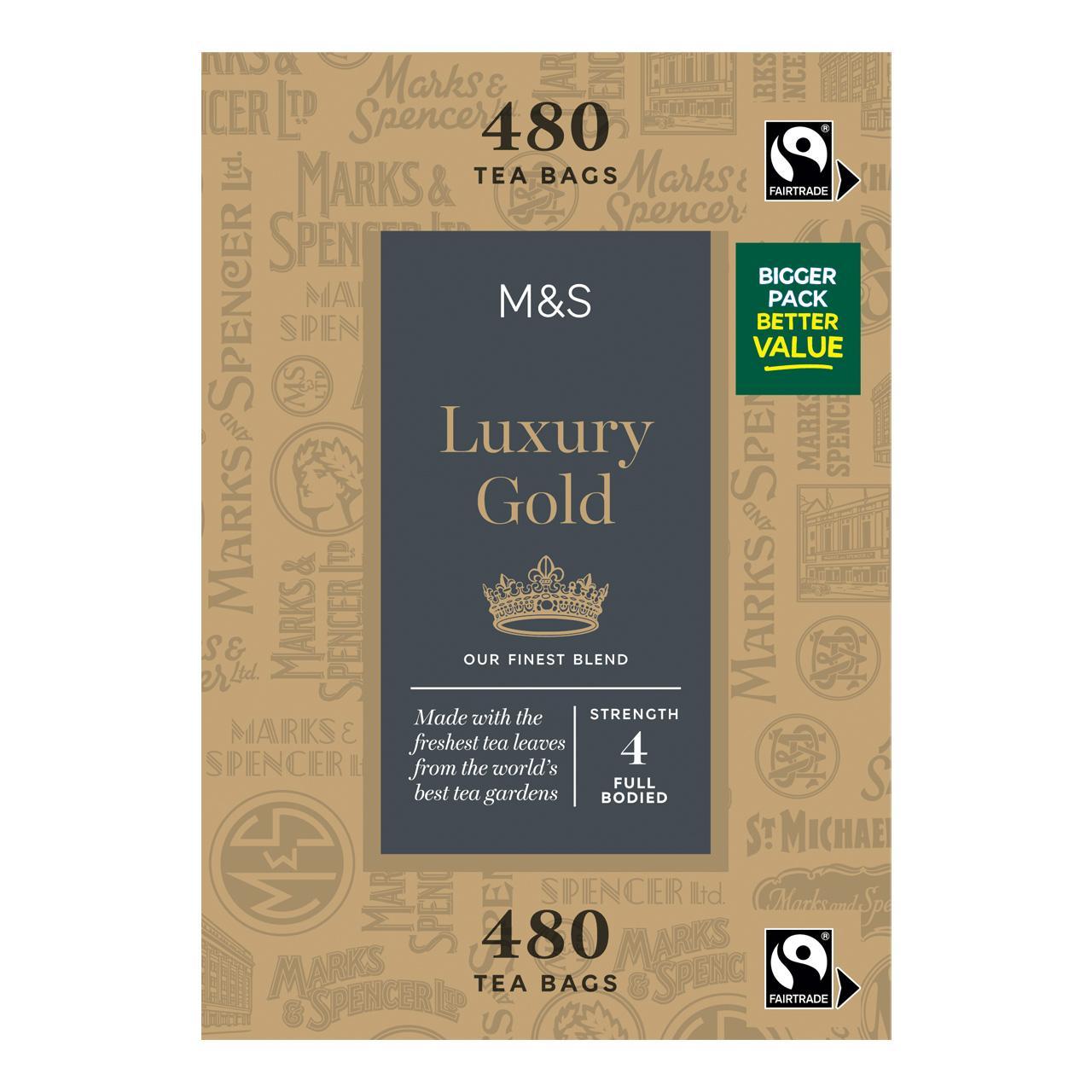 M&S Luxury Gold Teabags