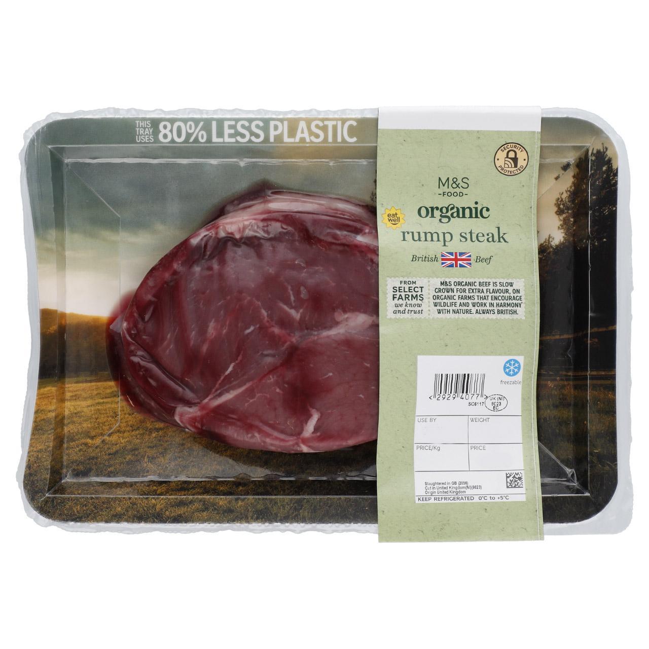 M&S Organic Rump Steak