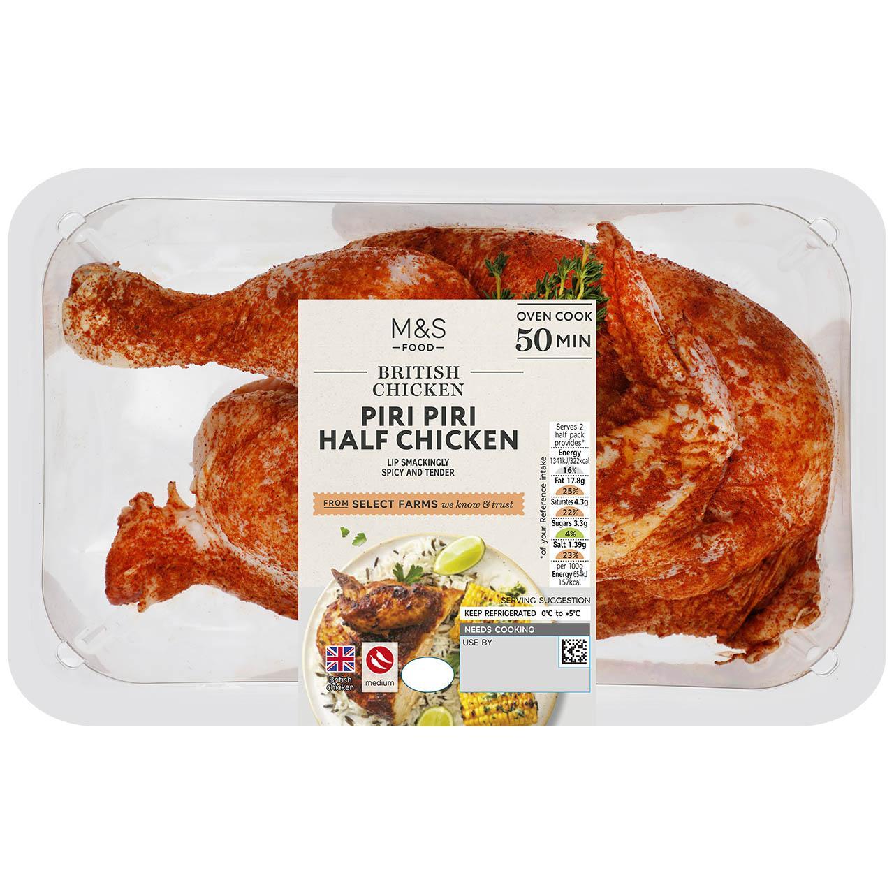 M&S Piri Piri Half Chicken