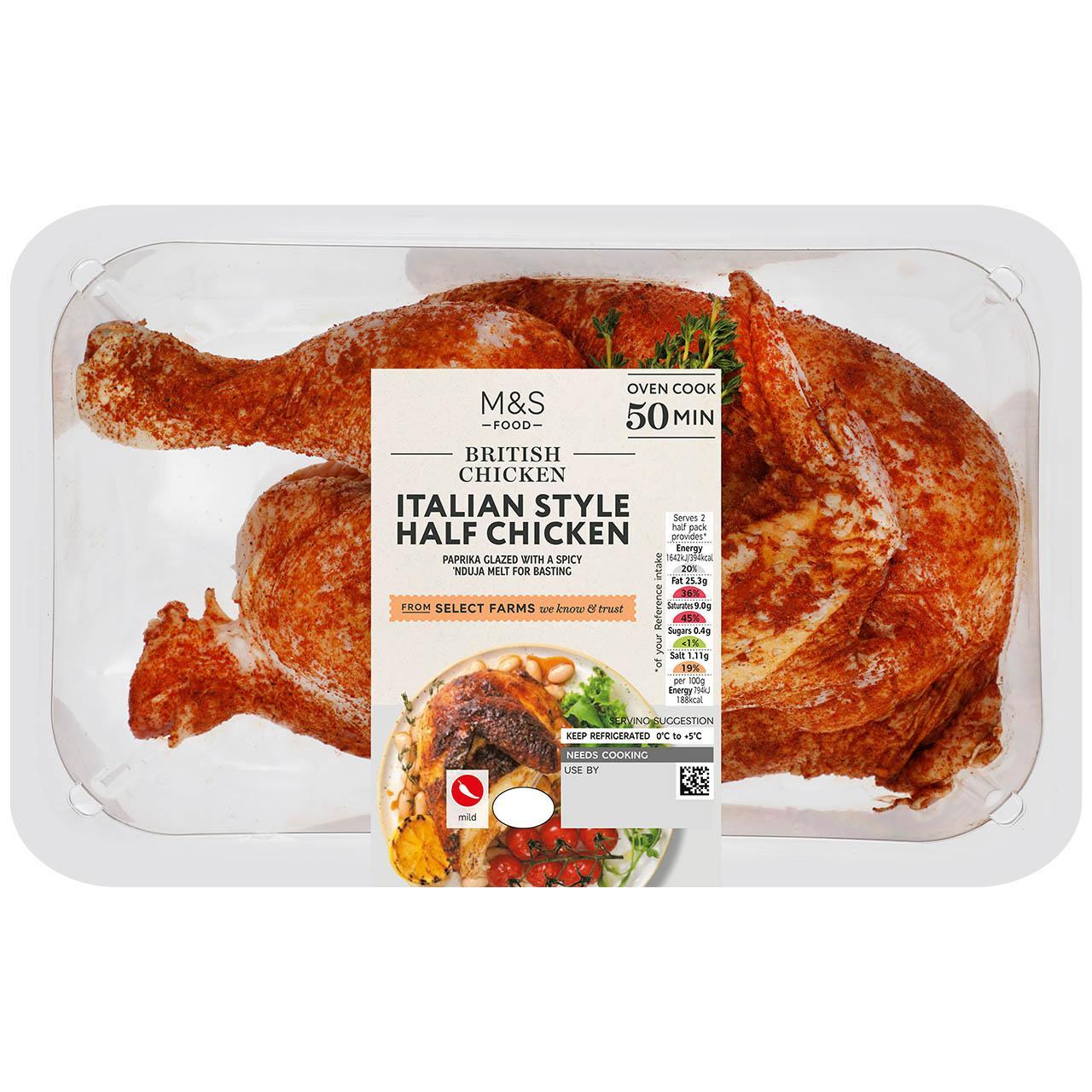 M&S Italian Style Half Chicken