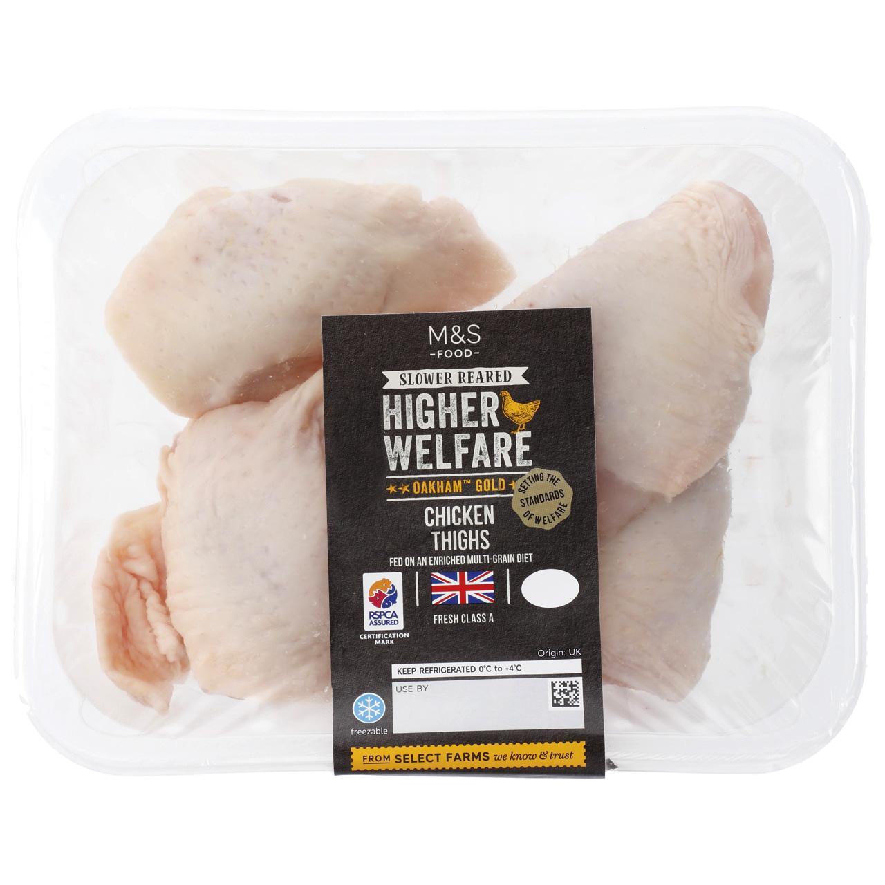 M&S Oakham Gold Chicken Thighs