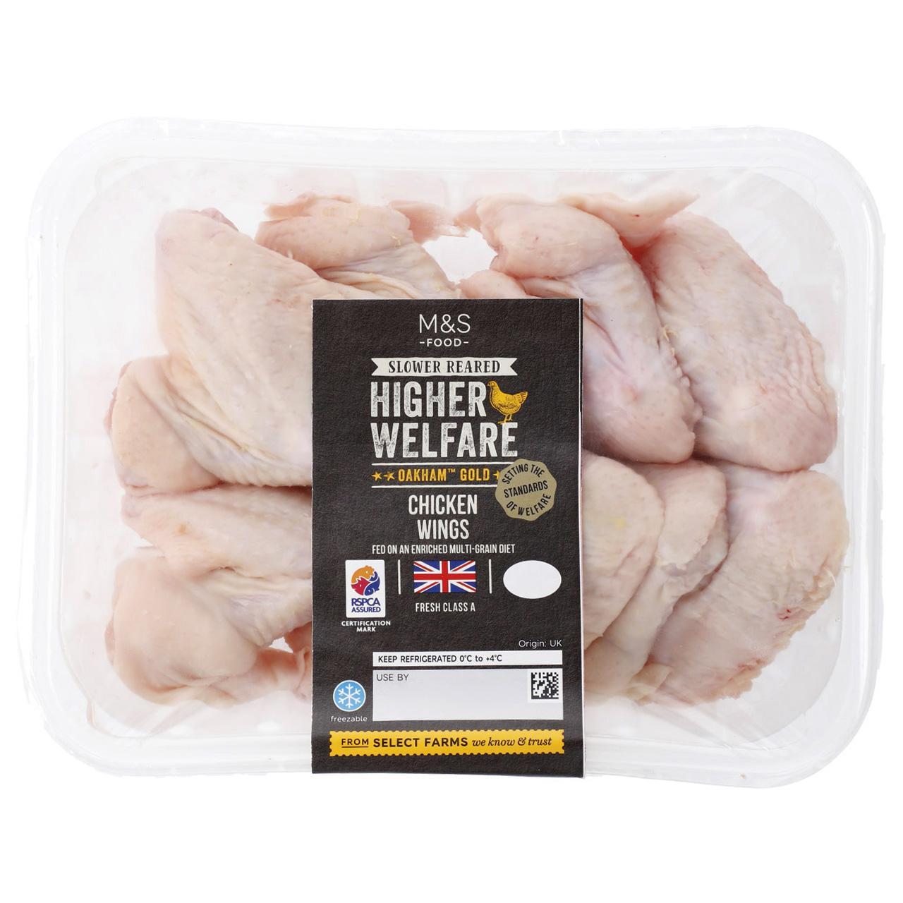 M&S Oakham Gold Chicken Wings