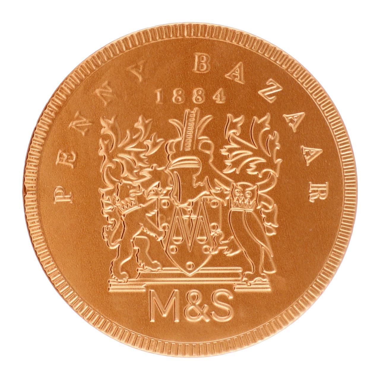 M&S Giant Chocolate Sovereign Coin