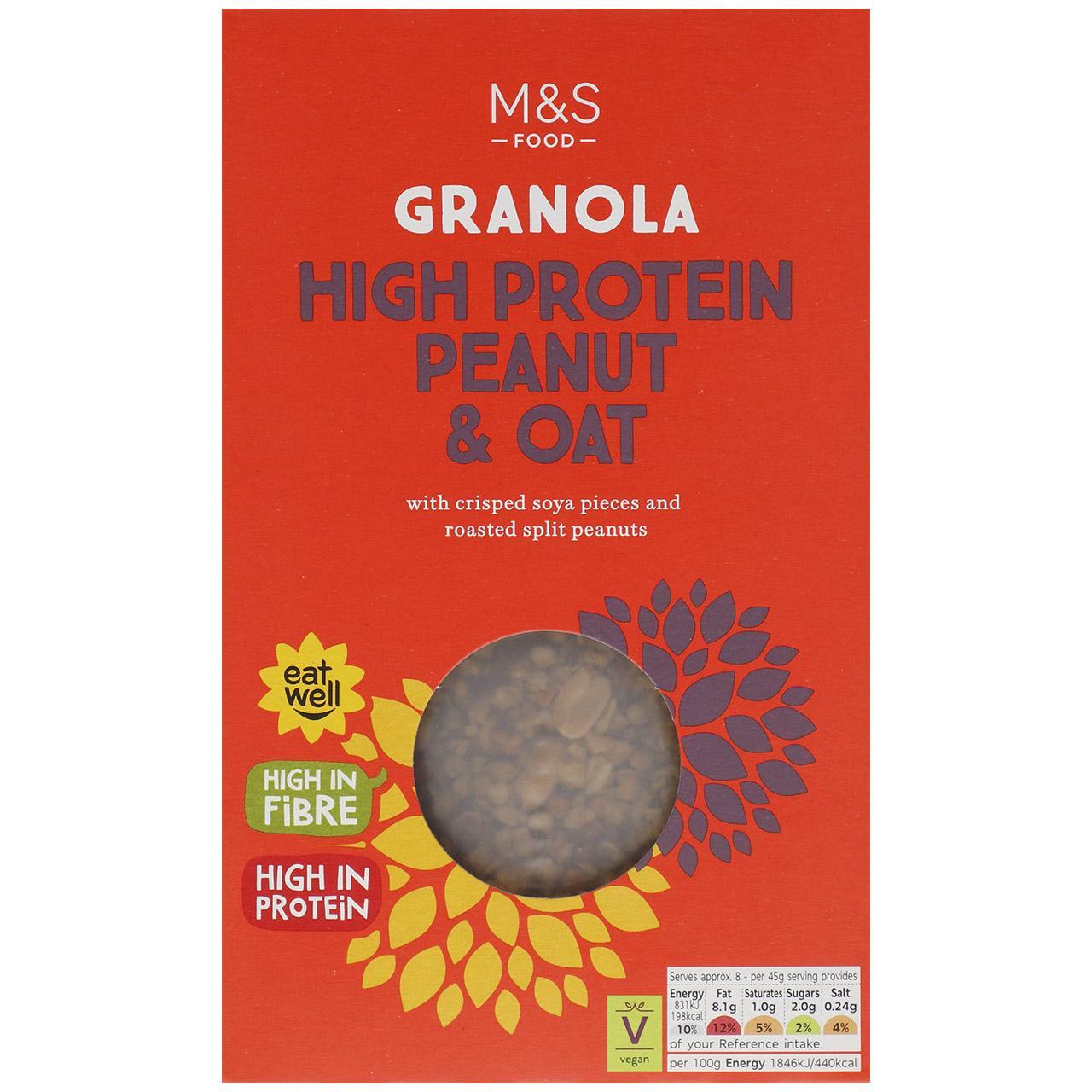 M&S High Protein Peanut & Oat Granola