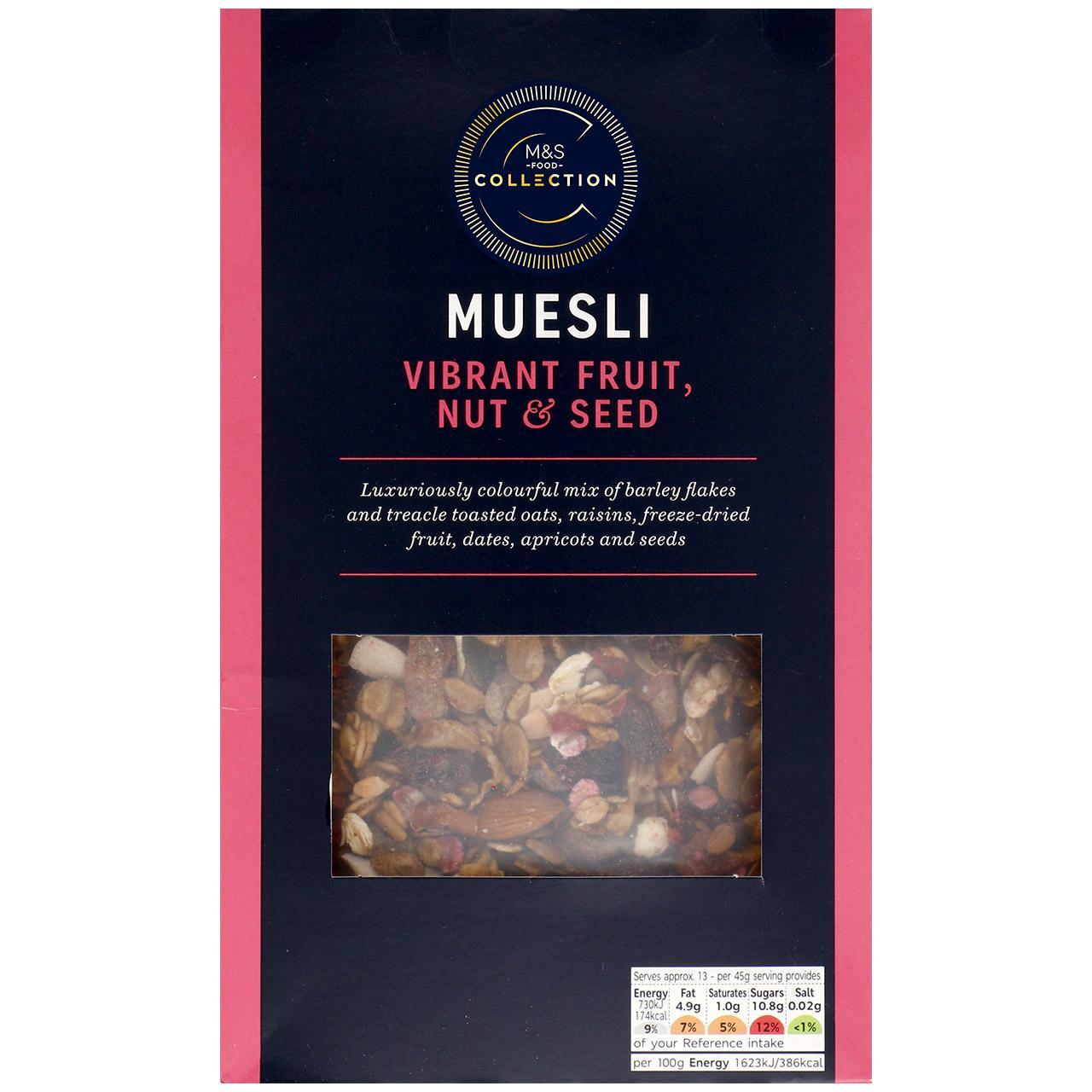 M&S Collection Fruit Nut & Seed Muesli