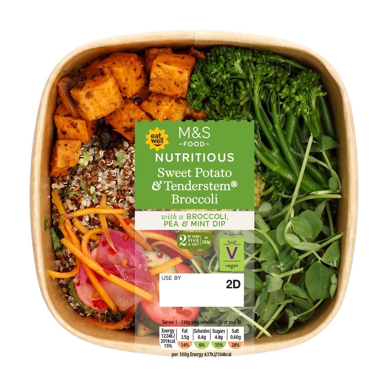 M&S Spiced Sweet Potato Potato Salad Bowl