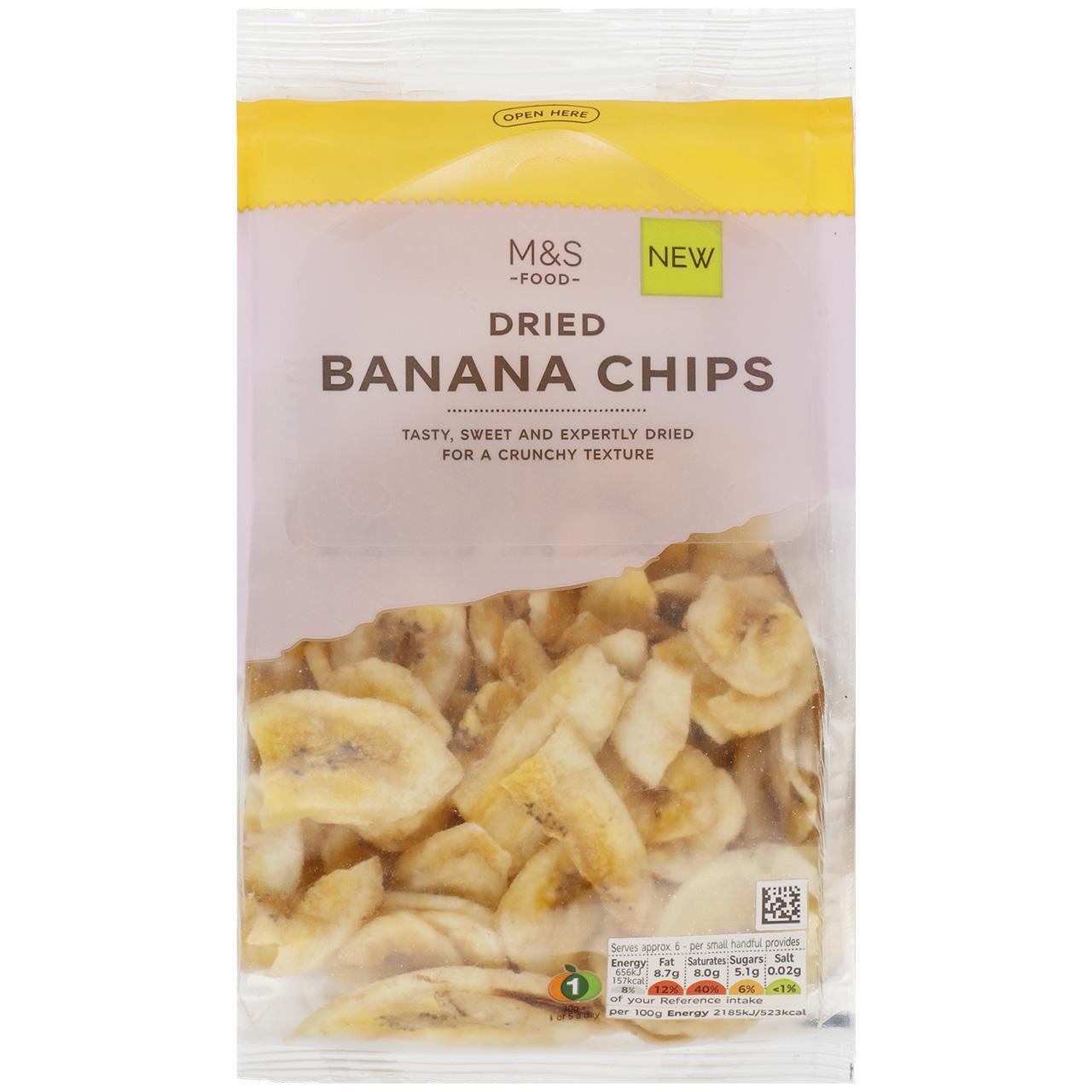 M&S Dried Banana Chips