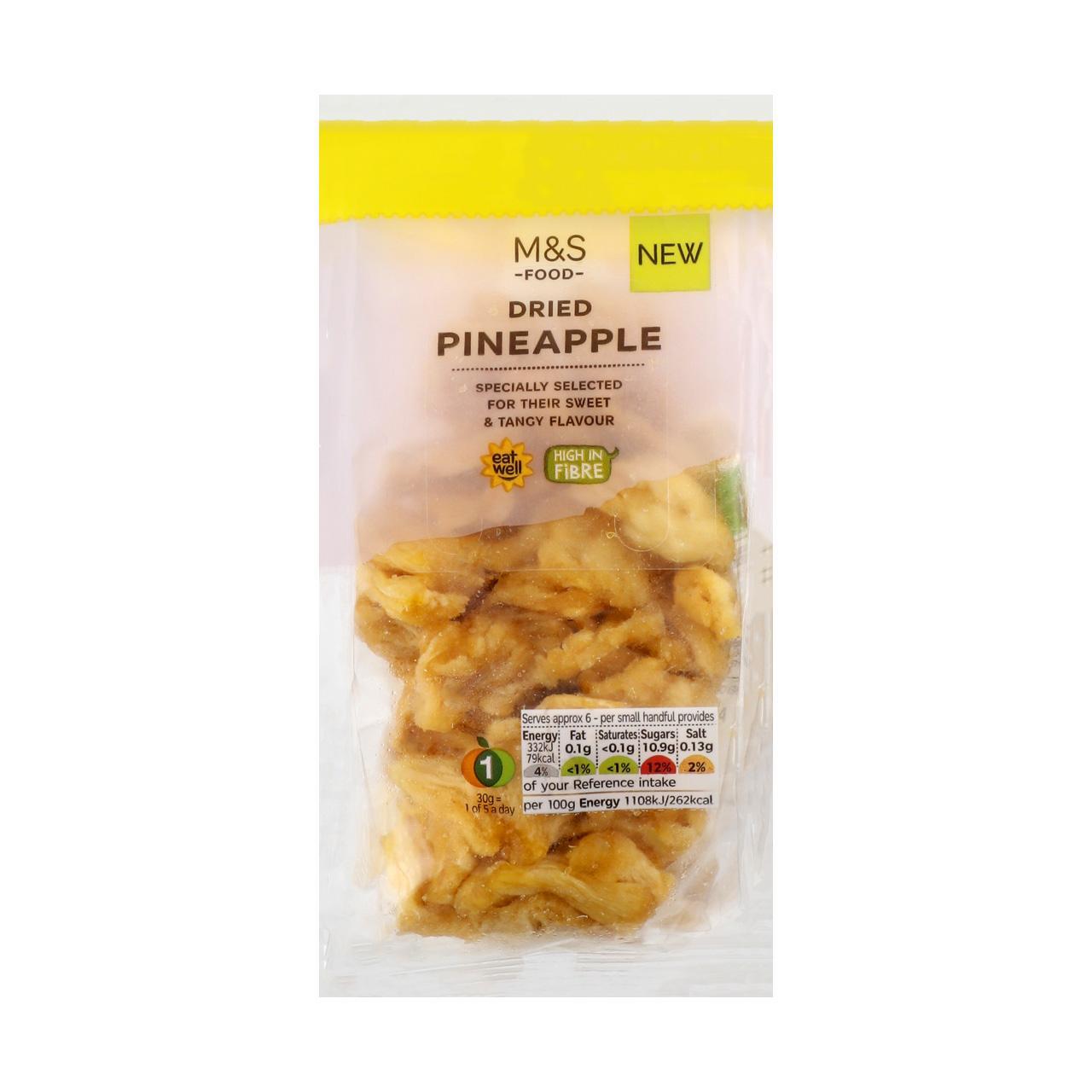 M&S Dried Pineapple