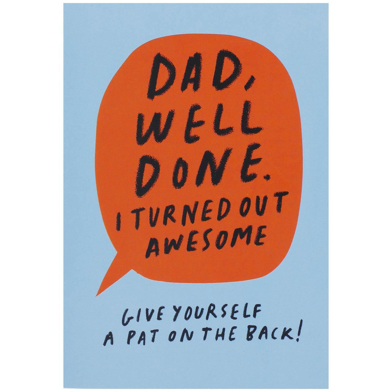 M&S Well Done Dad Father's Day Card