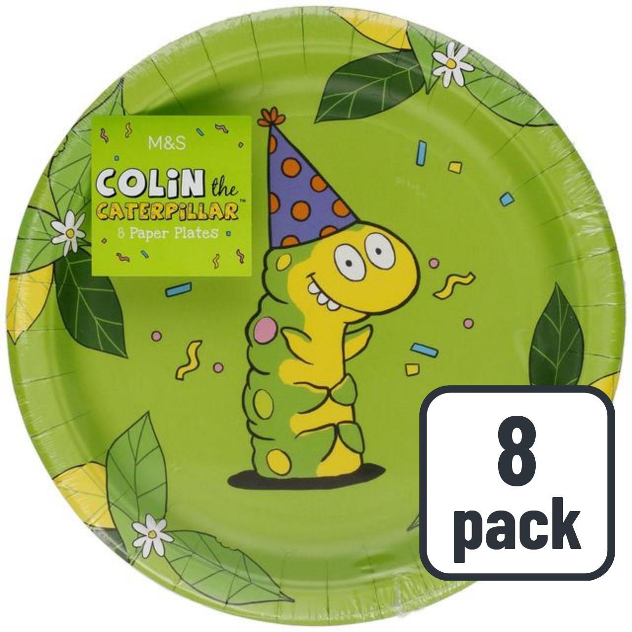 M&S Colin the Caterpillar Paper Plates